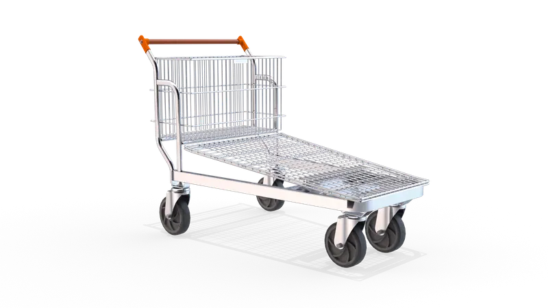 Carrinho de Compras Atacadista Prancha 300kg