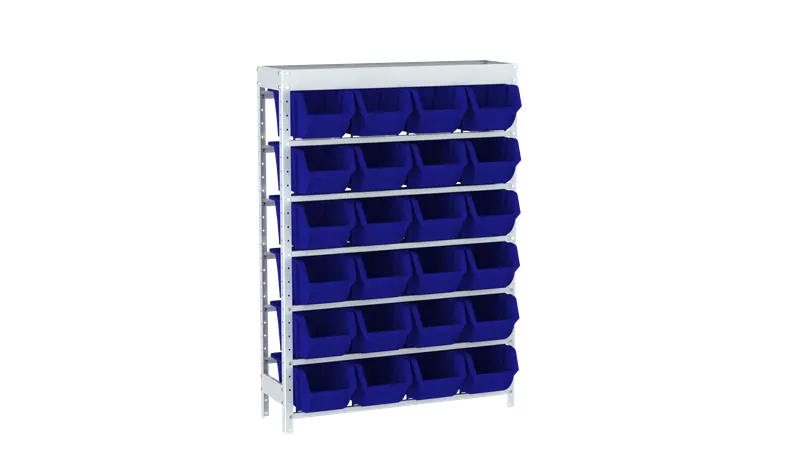 Estante Caixa Box 24 Gavetas Nº 7