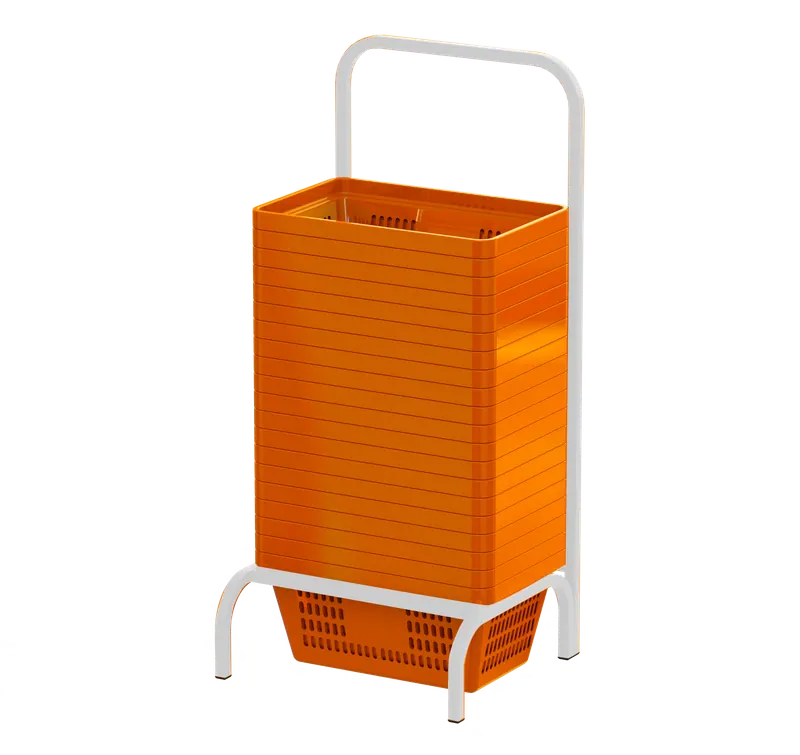 Suporte Simples para Cesta de Compras - imagem 1